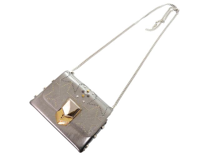 Borsa a spalla Locket Petite di Jimmy Choo Argento D'oro - vista 3