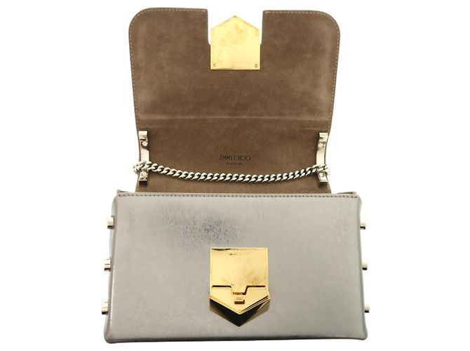 Borsa a spalla Locket Petite di Jimmy Choo Argento D'oro - vista 6