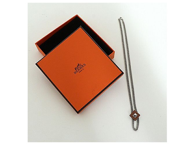 Halskette Anhänger Gourmet Equestre PM Hermès Silber - Ansicht 2