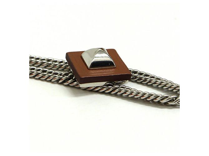 Halskette Anhänger Gourmet Equestre PM Hermès Silber - Ansicht 5