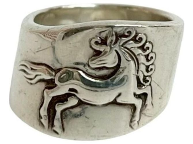 Ring Anel Gallop Hermès em Prata 925 - vista 3