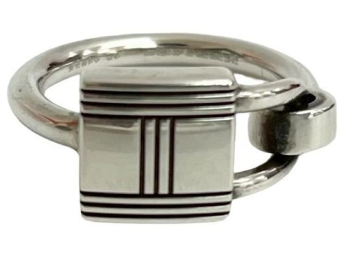 Hermès Bandring mit Cadena-Motiv HERMES Silber - vista 3
