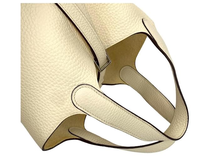 Hermès Picotin Lock PM Handtasche Weiß - Ansicht 4