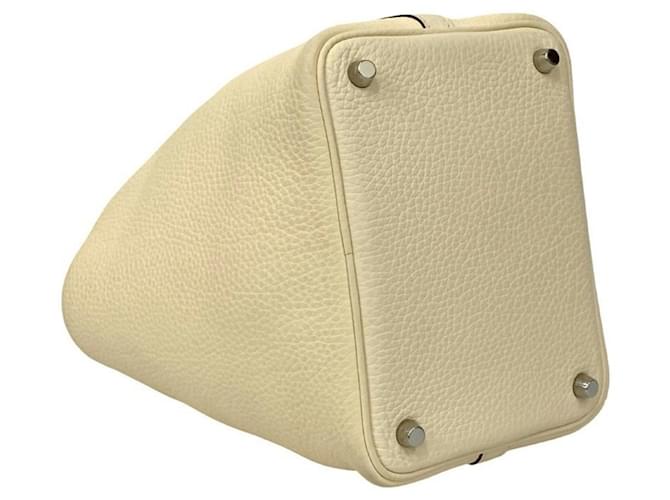 Hermès Picotin Lock PM Handtasche Weiß - Ansicht 7