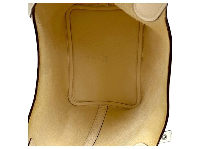 Hermès Picotin Lock PM Handtasche Weiß - Ansicht 9