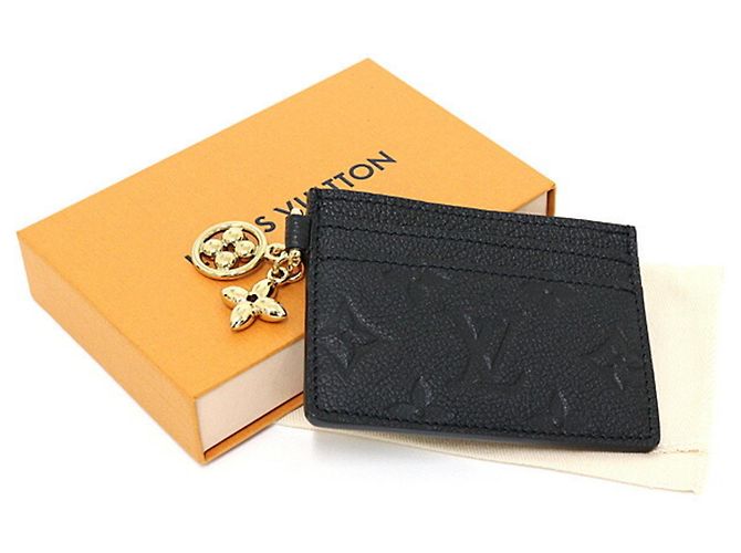 Tarjetero Monogram Empreinte Louis Vuitton Negro - vista 6