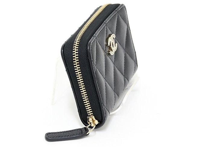 Monedero negro acolchado Chanel - vista 5