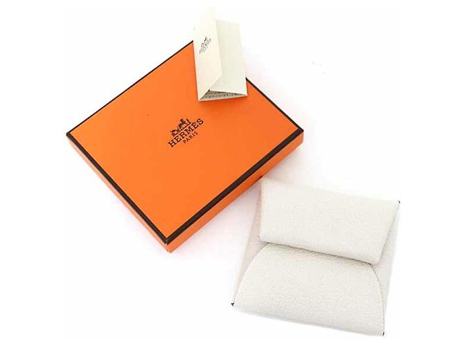 Monedero Bastia de Hermès en cuero de cabra - vista 2