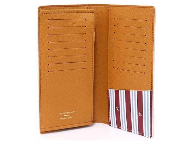 Cartera Larga Brazza Monogram Louis Vuitton Blanco - vista 4