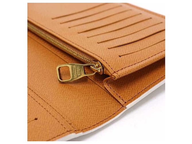 Cartera Larga Brazza Monogram Louis Vuitton Blanco - vista 5