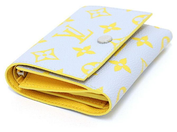 Louis Vuitton Victor Geldbörse Monogram Glow aus Canvas Braun Gelb - Ansicht 5