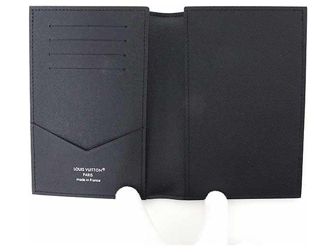 Copri-passaporto Monogram Eclipse Louis Vuitton Nero - vista 6