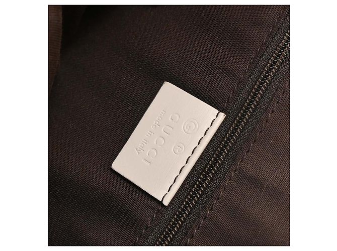 Borsa Tote Gucci Princy con zip in tela GG e pelle Medium Bianco - vista 4