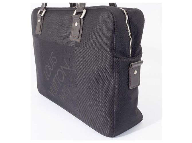 Borsa tote Louis Vuitton Damier Geant Nera Nero - vista 2