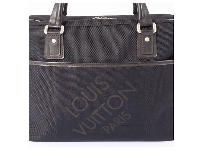 Borsa tote Louis Vuitton Damier Geant Nera Nero - vista 3