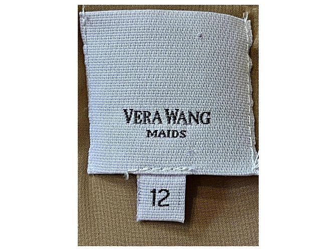 Vera Wang Beeindruckendes vintage golden Abendkleid - Ansicht 6