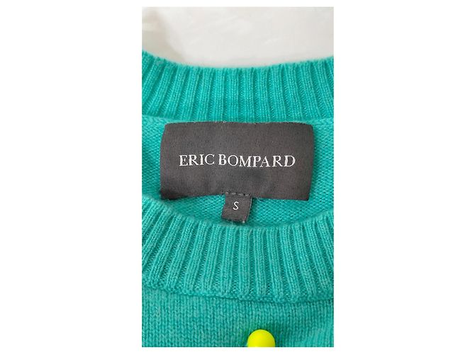 Suéter Eric Bompard de cachemira con puntos verde menta Turquesa - vista 4