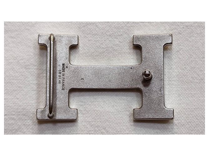 Hermès Constance Gürtel Goldene H-Schnalle Schwarzes Leder - Ansicht 5