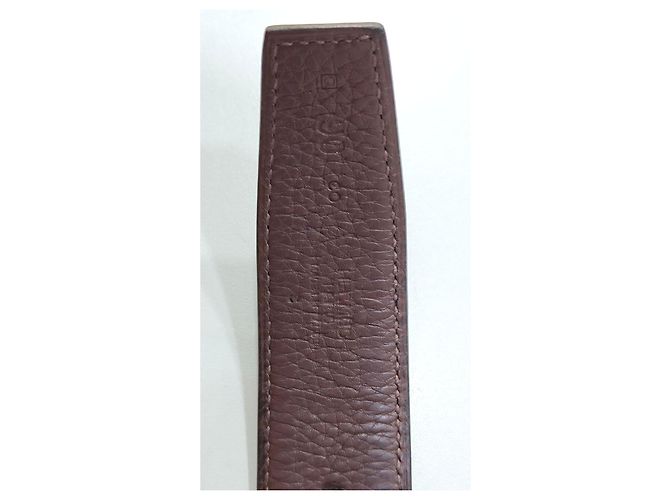 Hermès Constance Gürtel Goldene H-Schnalle Schwarzes Leder - Ansicht 7
