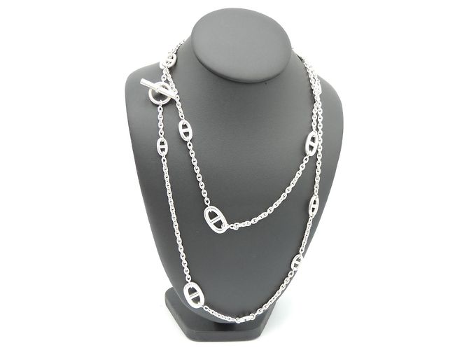 Hermès COLLAR HERMES FARANDOLE DE PLATA MACIZA - vista 2