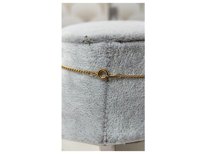 Pendente Chanel logo CC a diamante metallo dorato D'oro - vista 9
