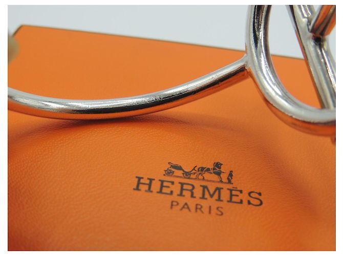Hermès HERMES RARISSIMO BRACCIALE GLENAN IN ARGENTO MASSICCIO - vista 3