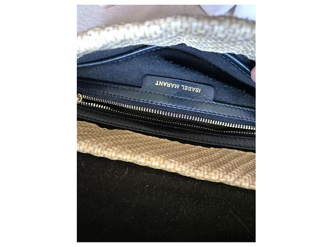 Isabel Marant Handtasche Stroh Beige - Ansicht 6