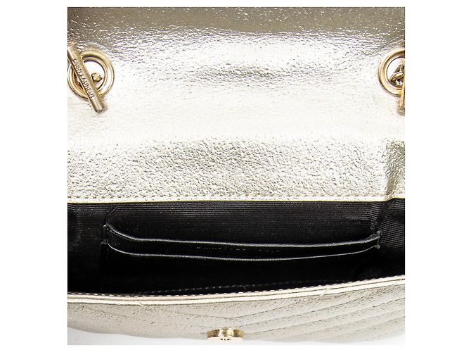 Borsa in Pelle Dorata YVES SAINT LAURENT - 103029 - vista 7