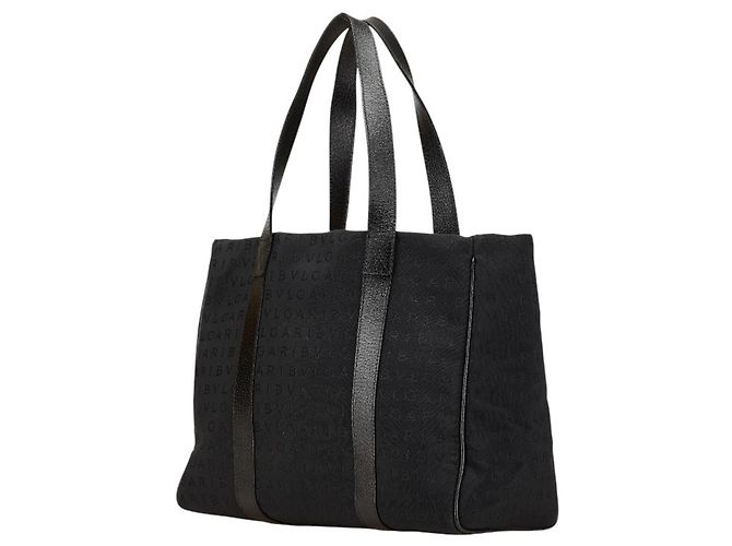 Bulgari Borsa Tote Bvlgari Logomania in Nero - vista 2