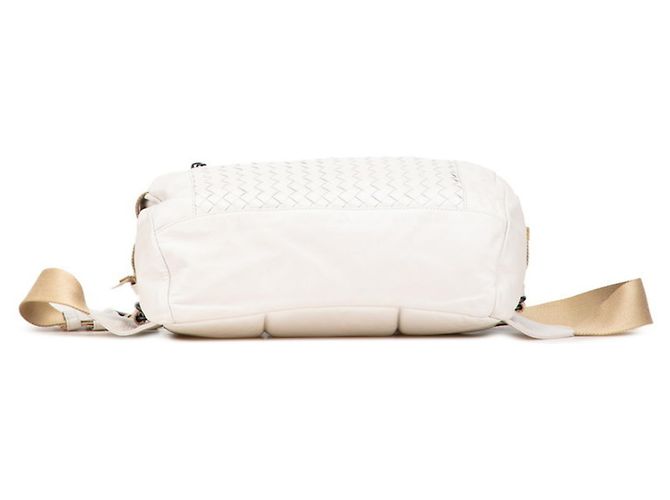 Borsa a vita Intrecciato Bottega Veneta Bianco Beige - vista 3