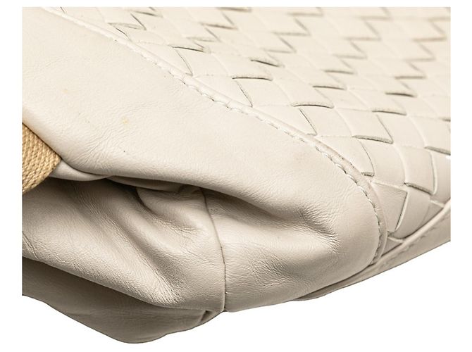 Borsa a vita Intrecciato Bottega Veneta Bianco Beige - vista 4