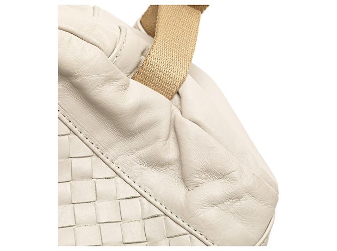 Borsa a vita Intrecciato Bottega Veneta Bianco Beige - vista 5