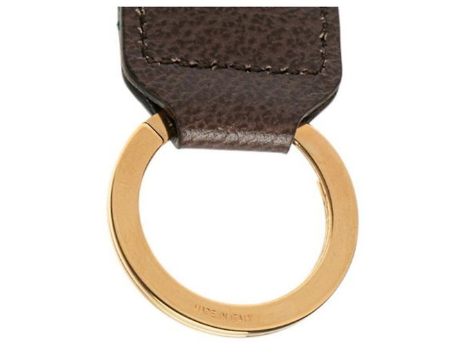 Gucci Ophidia Sherry Line Key Ring Brown Golden - view 3
