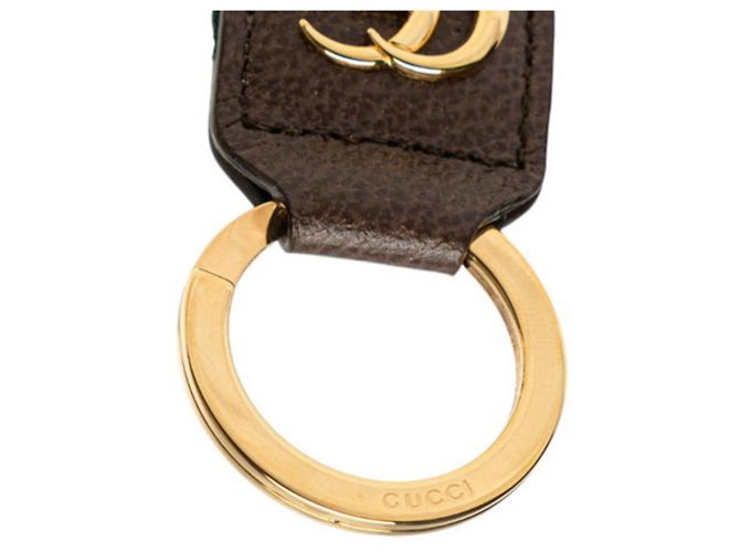 Gucci Ophidia Sherry Line Key Ring Brown Golden - view 4