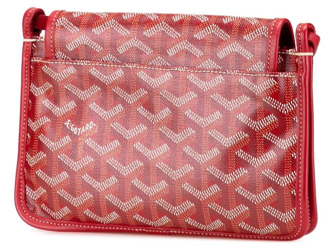 Portafoglio Plumet Goyard in pelle rossa Rosso - vista 2
