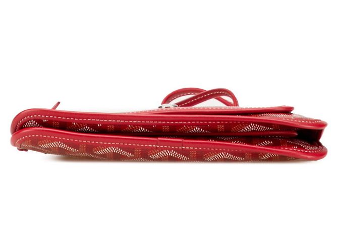 Portafoglio Plumet Goyard in pelle rossa Rosso - vista 3