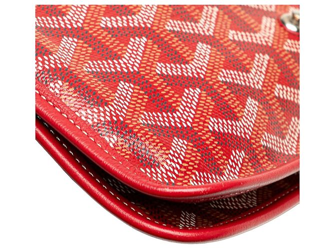 Portafoglio Plumet Goyard in pelle rossa Rosso - vista 5