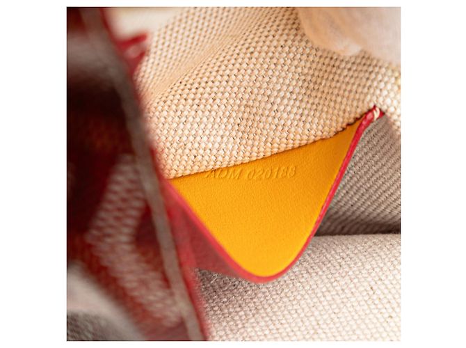 Portafoglio Plumet Goyard in pelle rossa Rosso - vista 9