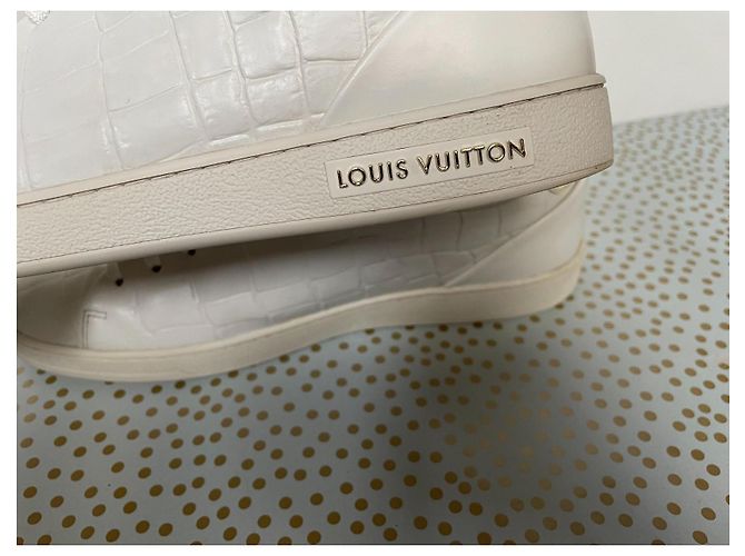 Louis Vuitton FrontRow Leder Sneaker weiß - Ansicht 3