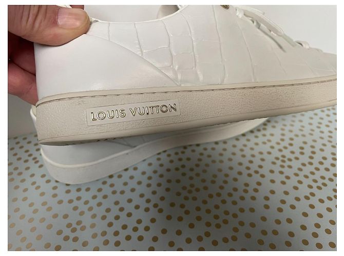 Louis Vuitton FrontRow Leder Sneaker weiß - Ansicht 5