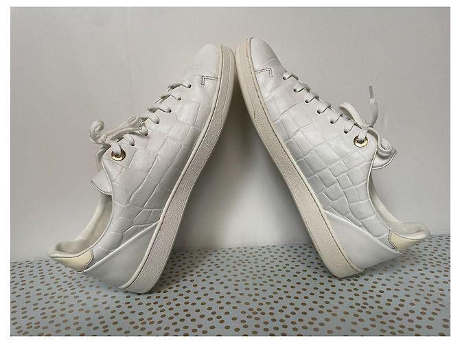 Louis Vuitton FrontRow Leder Sneaker weiß - Ansicht 8