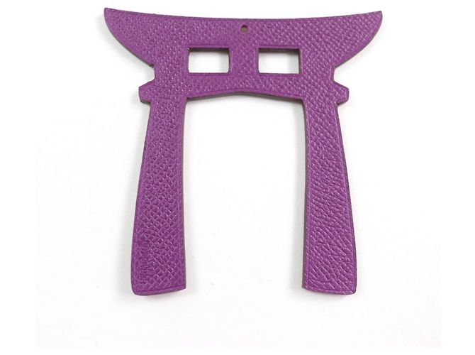 Charm per borsa Torii Anemone Rouge Granada Petit H di Hermès - vista 3