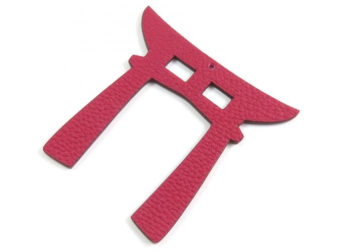 Charm per borsa Torii Anemone Rouge Granada Petit H di Hermès - vista 5