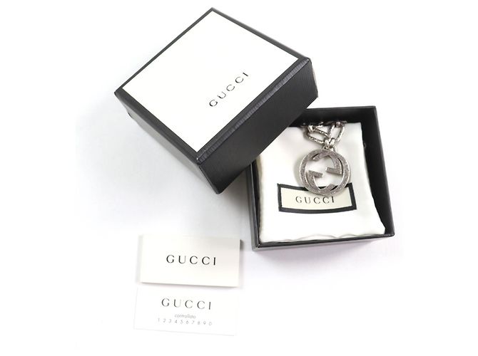 Collana lunga a catena Arabesque con G intrecciato GUCCI - vista 2