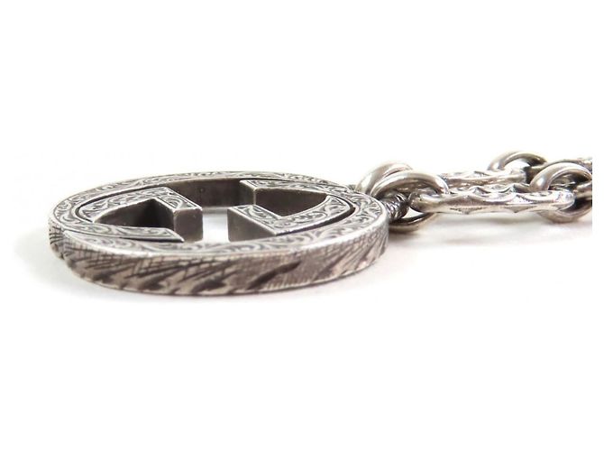 Collana lunga a catena Arabesque con G intrecciato GUCCI - vista 6
