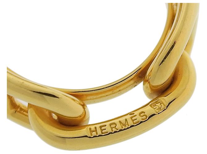 Ring Hermès Anillo de pañuelo Chaine d'Ancre Hermes Lugate Dorado - vista 5