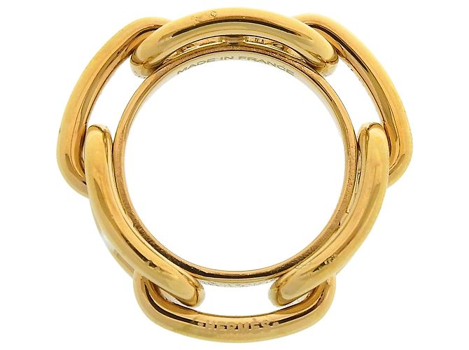 Ring Anello per sciarpa Chaine d'Ancre Legato di Hermès D'oro - vista 3