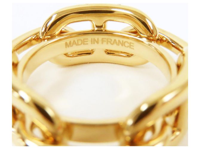 Ring Anello per sciarpa Chaine d'Ancre Legato di Hermès D'oro - vista 6