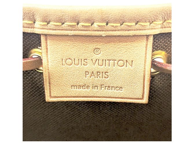 Noe Borsa a Spalla Nano Noé Monogramma Louis Vuitton Marrone - vista 11