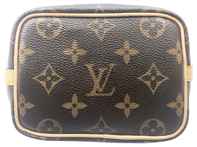 Noe Borsa a Spalla Nano Noé Monogramma Louis Vuitton Marrone - vista 5